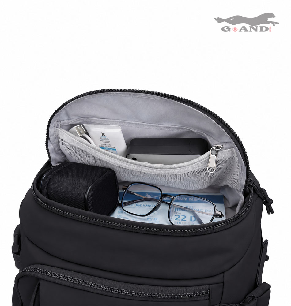 Раница за ръчен багаж FlexCarry 50108 40x30x20-25 черна - Image 6