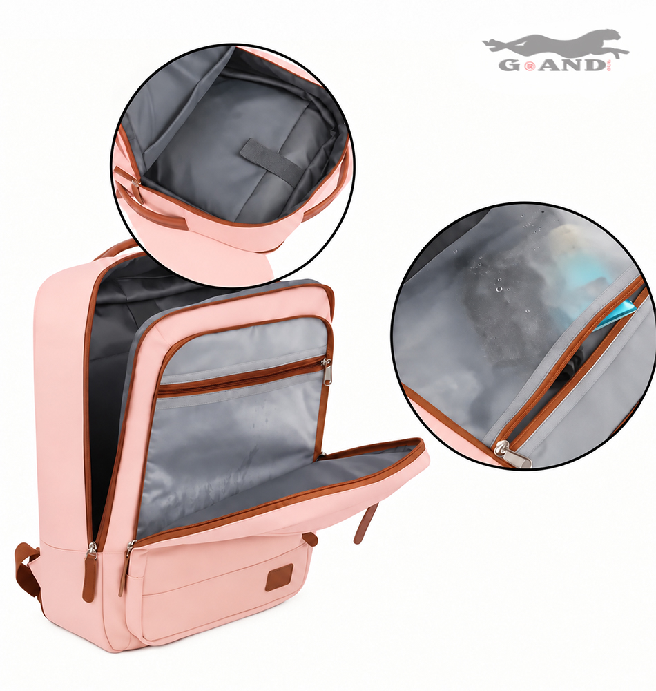 Раница TravelFit Air 512– За ръчен багаж в розово 40x30x12-20 - Image 5