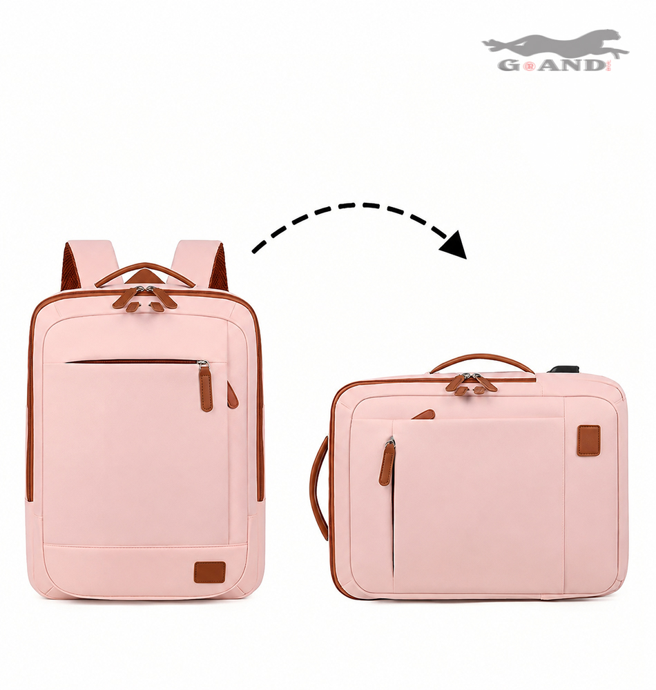Раница TravelFit Air 512– За ръчен багаж в розово 40x30x12-20 - Image 8