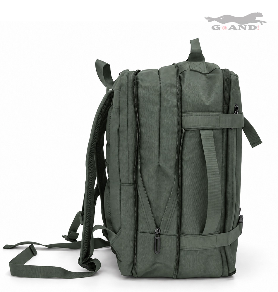 Раница за ръчен багаж Grand Prime 40x30x15-20 – Сива - Image 5